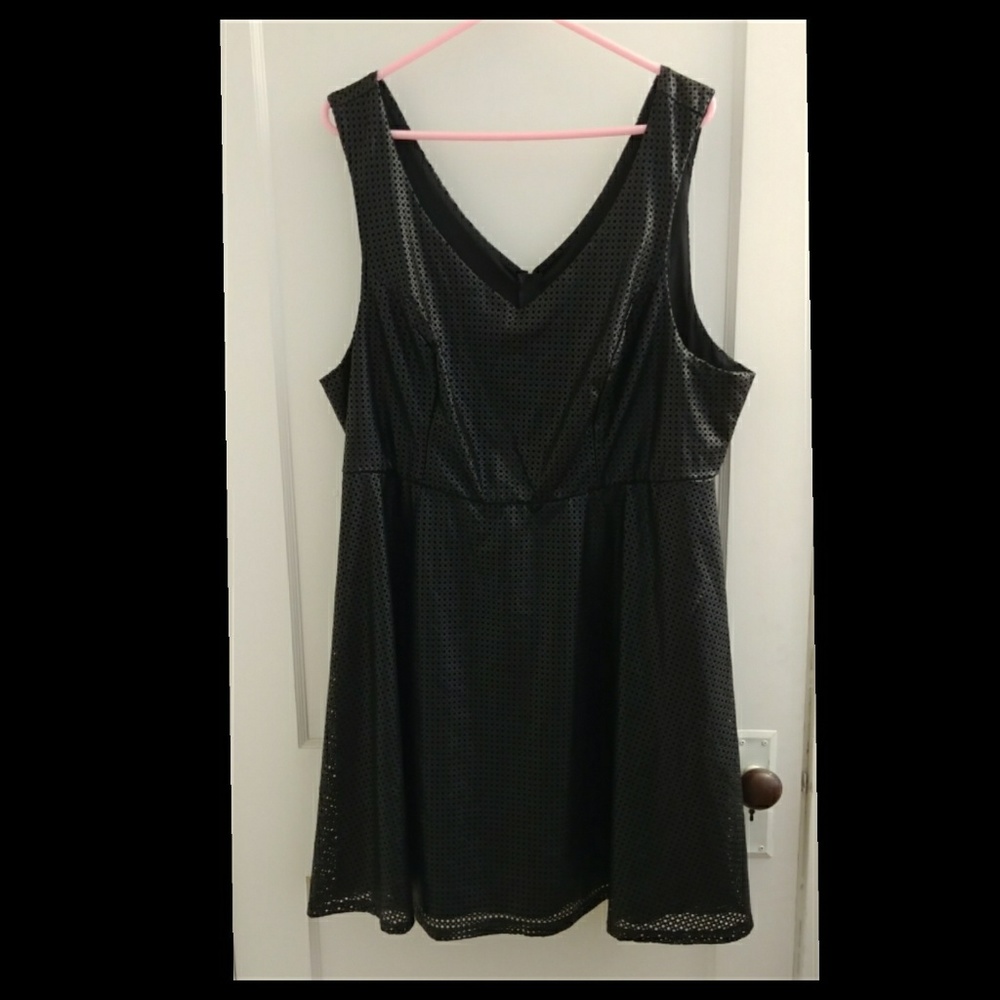 Torrid faux leather dress, size 22